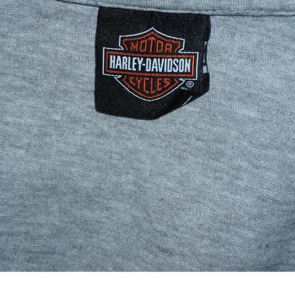 Harley Davidson Cropped Cut T-Shirt Black Short Sleeve Women’s Small/Medium - Picture 6 of 8